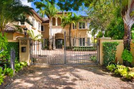 entrance to 2501 Barcelona Drive | Florida Luxurious Properties